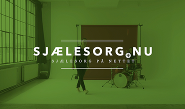Teksten sjælesorg.nu på grøn baggrund